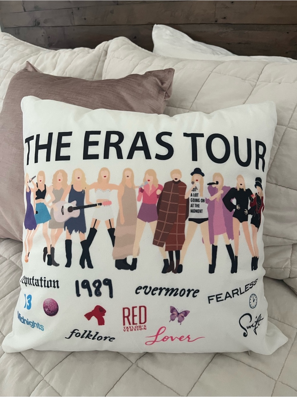 Brand new Taylor swift The Eras Tour Graphic Pillow plus insert
